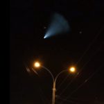 UFO traverses night sky over western Russia